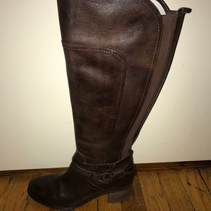 Marc Fisher Kacee Riding Boot DK Brown